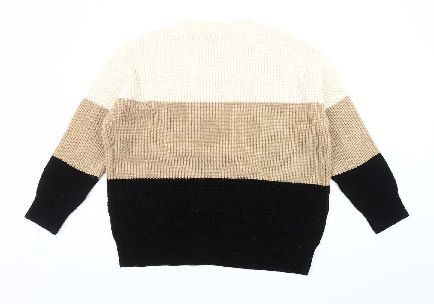New Look Women’s Beige Pullover Jumper L
