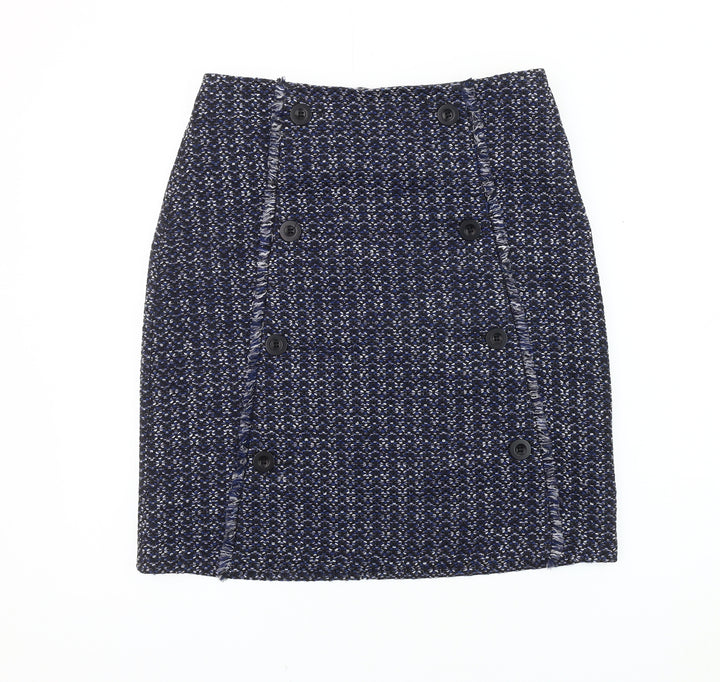 Warehouse Women's Blue Pencil Skirt UK 10