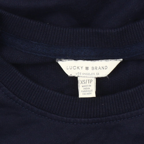 Lucky Women's Blue XS Pullover Sweatshirt