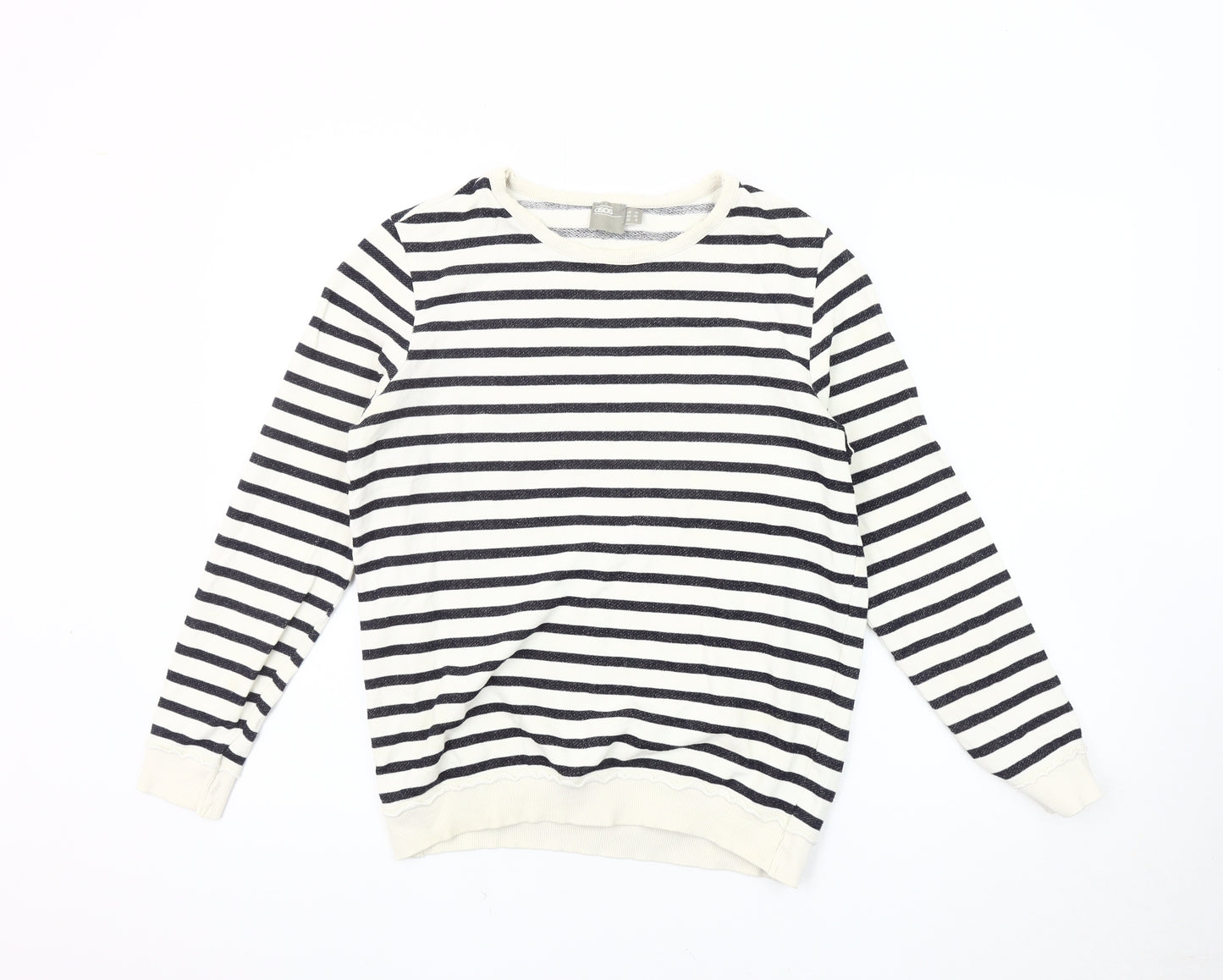 ASOS Women's Striped Pullover Sweatshirt Size 12