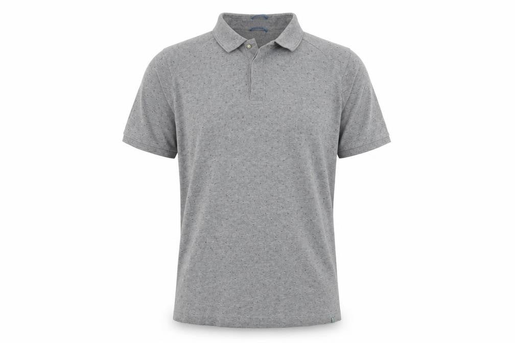 Larsson & Co Men's Grey Polo Shirt Size L Short Sleeve