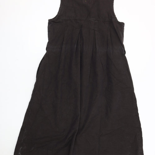 Margaret Howell Women's Black Pinafore Dress M