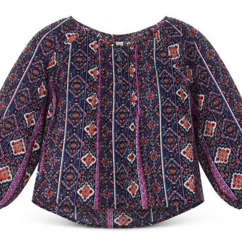 Forever 21 Women's Multicoloured Geometric Blouse