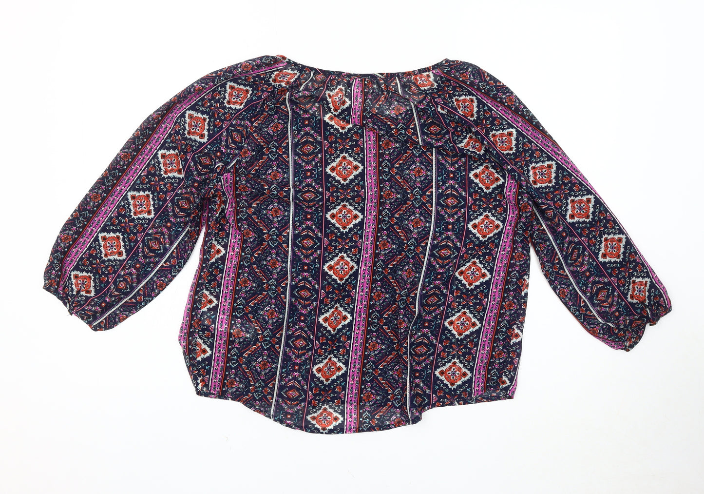 Forever 21 Women's Multicoloured Geometric Blouse