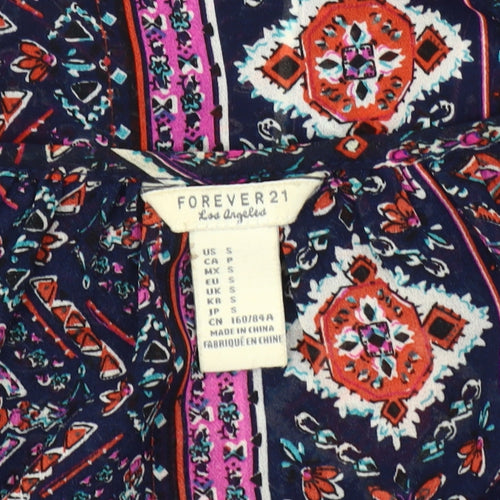 Forever 21 Women's Multicoloured Geometric Blouse