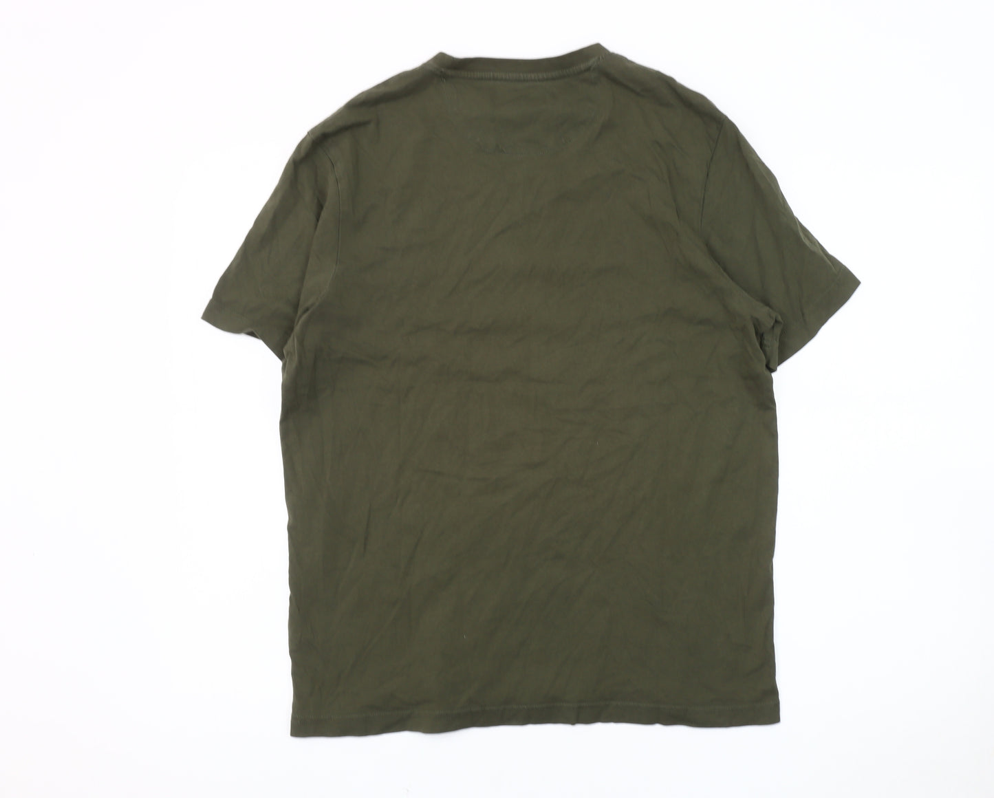 Farah 1920 Men's Green T-Shirt M Crew Neck