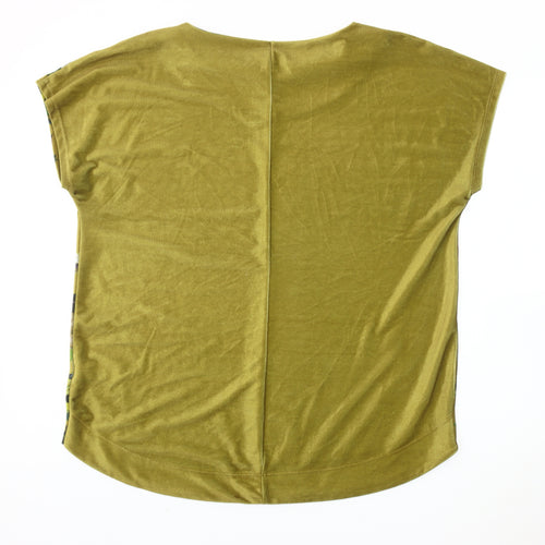 Next Women's Floral Multicoloured Velvet T-Shirt