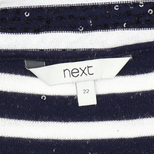 Next Women’s Multicoloured Sequin Striped Tank Top