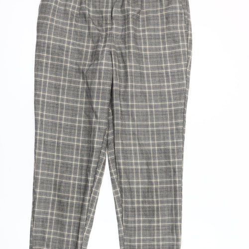 Next Women's Multicoloured Check Trousers Size 12