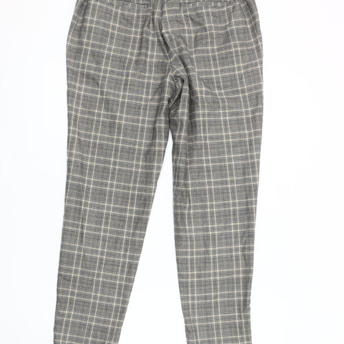 Next Women's Multicoloured Check Trousers Size 12