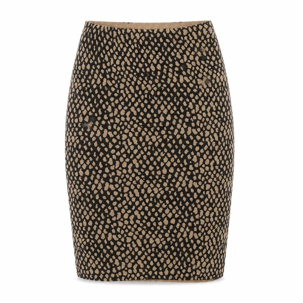 Next Women's Brown Animal Print Pencil Skirt Size 6