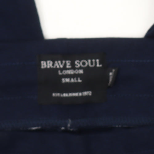 Brave Soul Men's Blue Jogger Trousers Size S