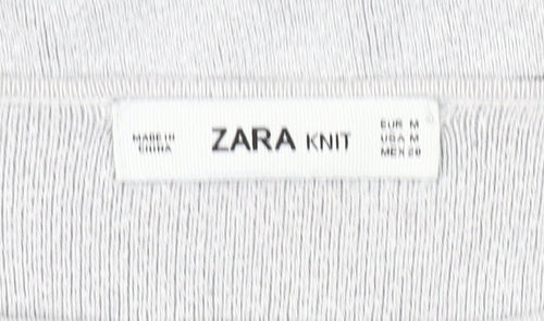 Zara Women's Black Striped Pullover Jumper Size 12
