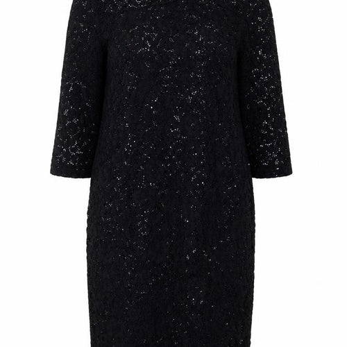 Marks and Spencer Women Black Lace Dress Size 16