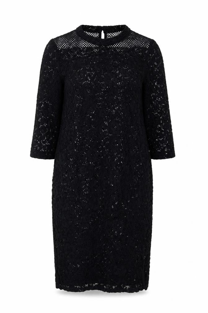 Marks and Spencer Women Black Lace Dress Size 16