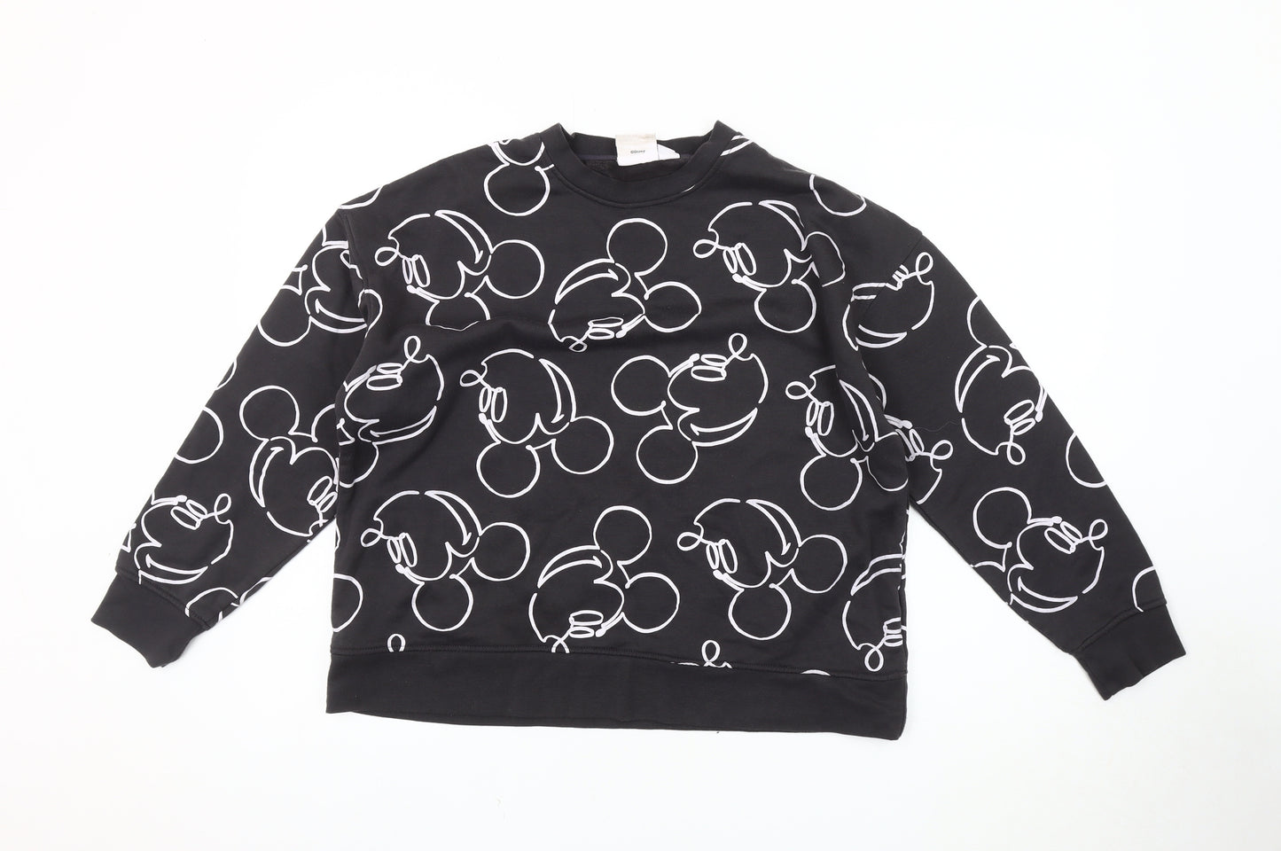 Disney Women's Black Pullover Sweatshirt Size 12