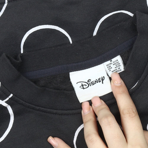 Disney Women's Black Pullover Sweatshirt Size 12