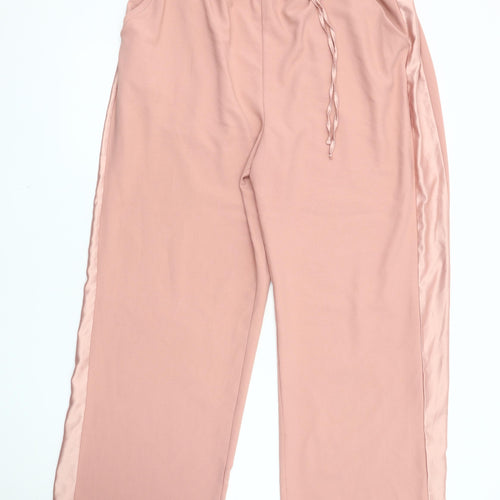 Principles Women's Pink Wide-Leg Trousers, Size 18