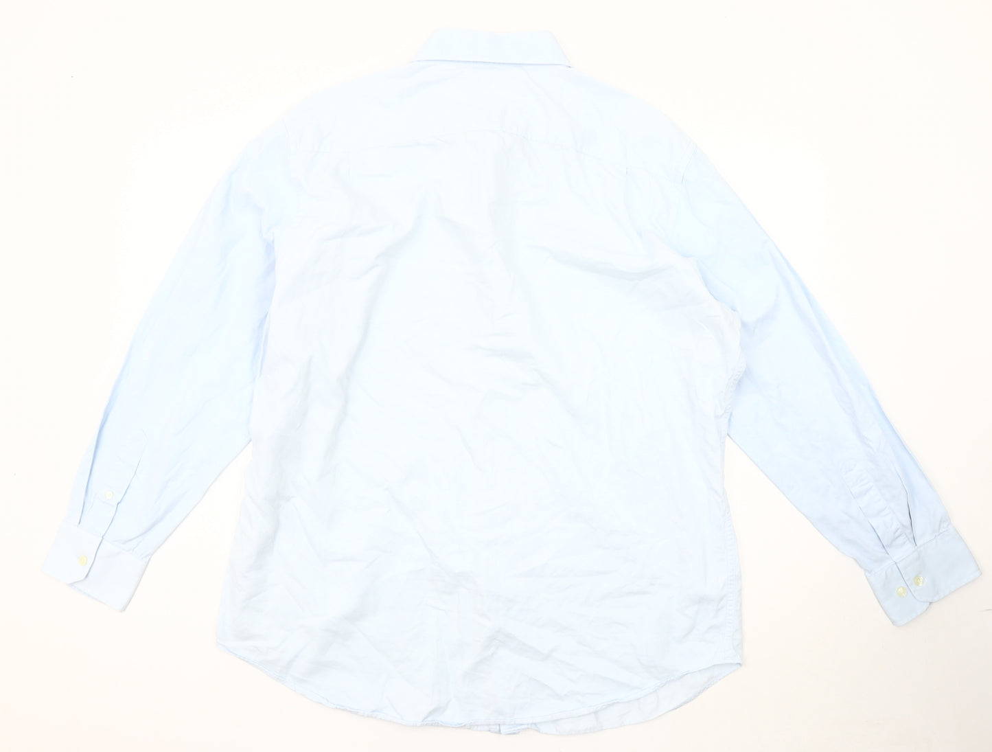 Banana Republic Men's Blue Button-Up Shirt XL