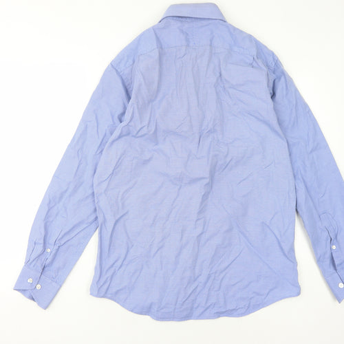 Stovel & Mason Men's Blue Check Cotton Shirt 16