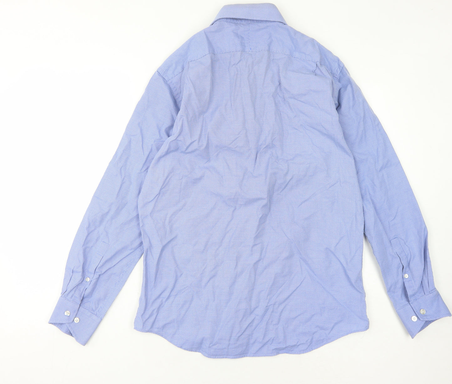 Stovel & Mason Men's Blue Check Cotton Shirt 16