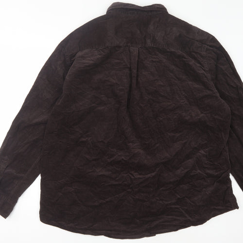Maine New England Men’s Brown 2XL Button-Up Shirt