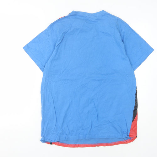 DC Comics Originals Men's Blue Superman L T-Shirt