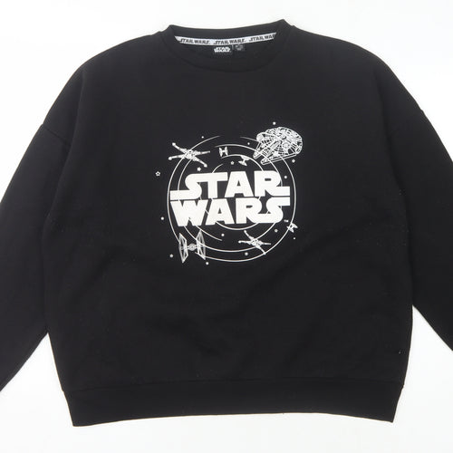 Star Wars Black Graphic Sweatshirt Unisex Medium
