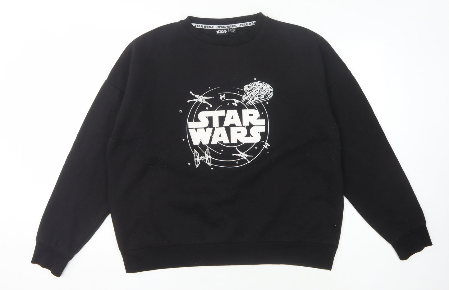 Star Wars Black Graphic Sweatshirt Unisex Medium