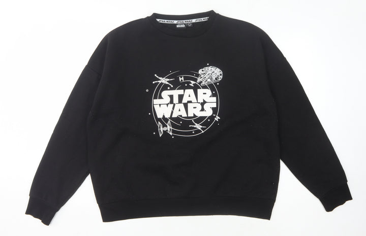 Star Wars Black Graphic Sweatshirt Unisex Medium