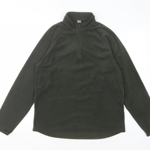 Decathlon Men's Green Pullover Sweatshirt M