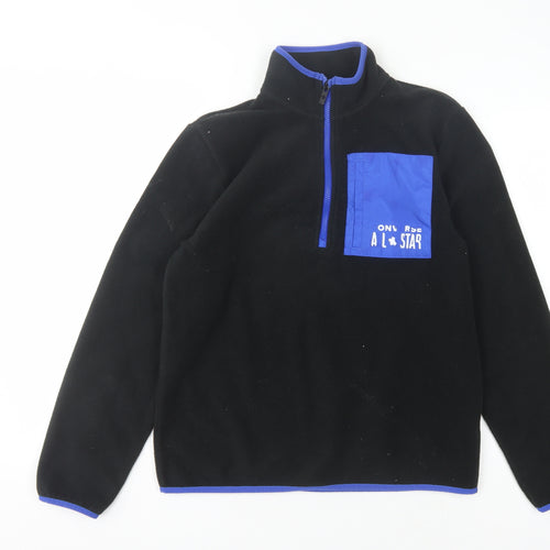 Converse Boys Black Fleece Pullover Sweatshirt XL