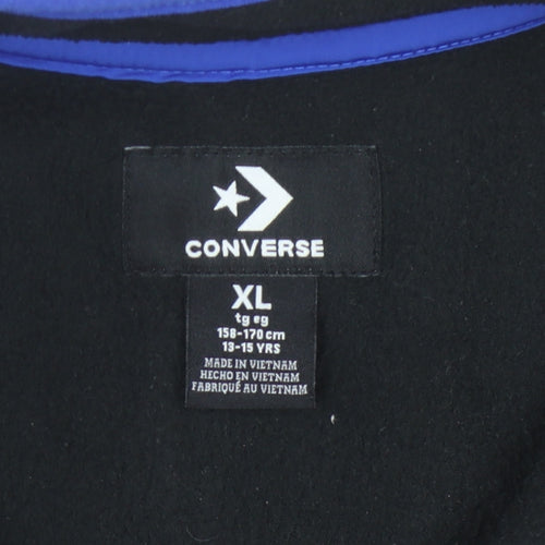 Converse Boys Black Fleece Pullover Sweatshirt XL