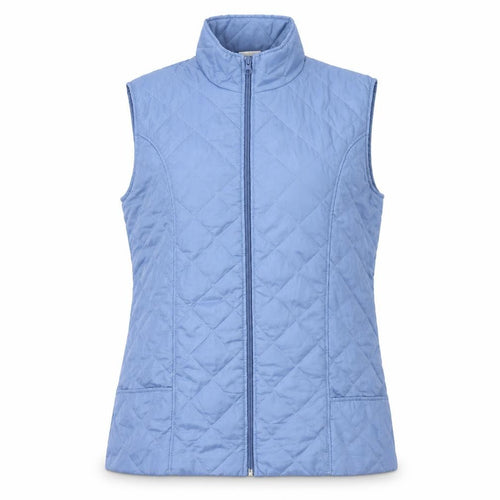 Anne de Lancay Women's Blue Quilted Waistcoat M
