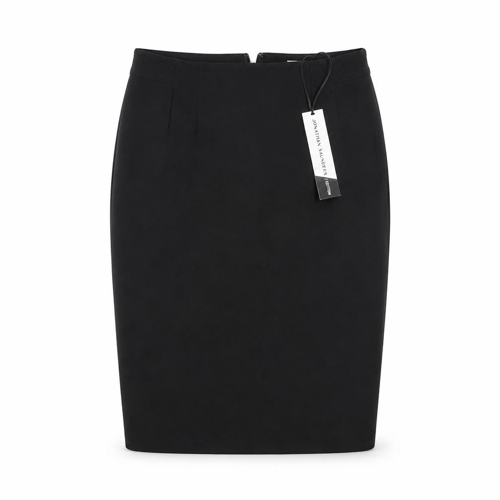 Front view of Jonathan Saunders Black Pencil Skirt -, size 10