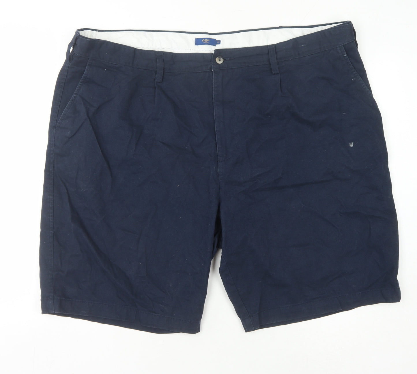 Cotton Traders Men's Blue Chino Shorts Size 46