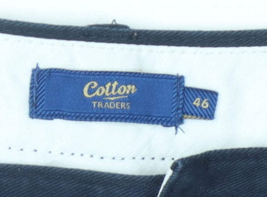 Cotton Traders Men's Blue Chino Shorts Size 46