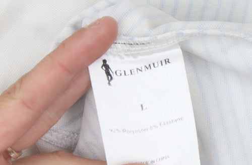 Glenmuir Unisex White Sleeveless Polo L