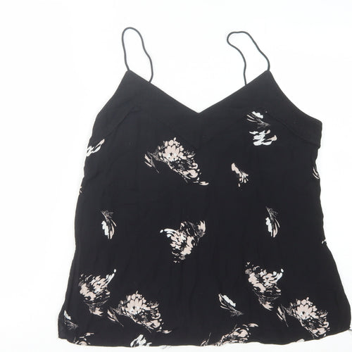 Jigsaw Women's Black Floral Camisole Top Size 14