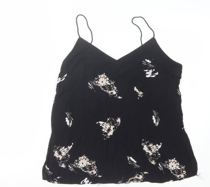 Jigsaw Women's Black Floral Camisole Top Size 14
