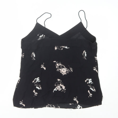 Jigsaw Women's Black Floral Camisole Top Size 14