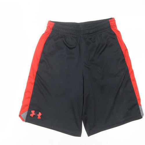 Under Armour Boys' Black Athletic Shorts Size M