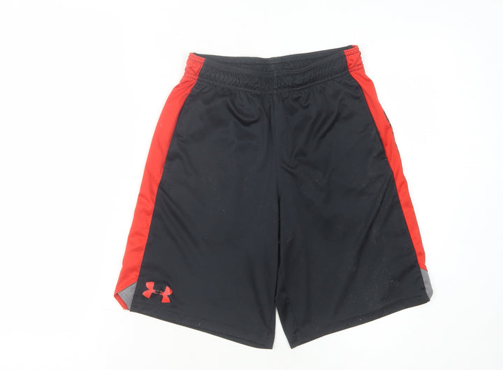 Under Armour Boys' Black Athletic Shorts Size M