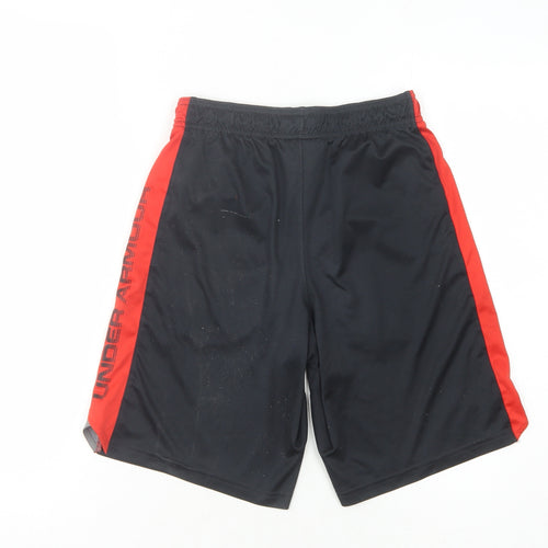 Under Armour Boys' Black Athletic Shorts Size M