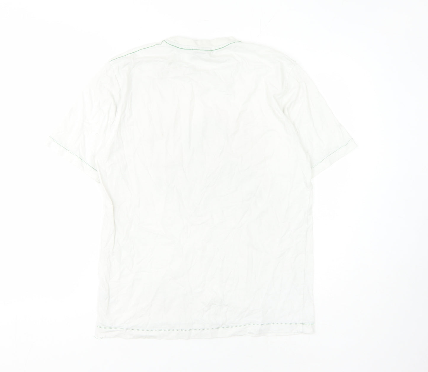 The Dark Knight Unisex White Graphic T-Shirt, S