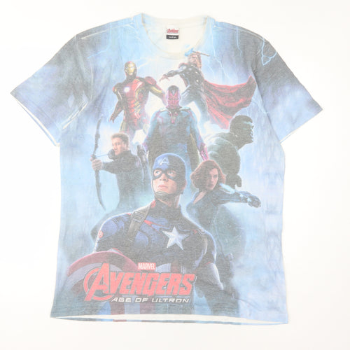 George Men’s Blue Marvel Avengers T-Shirt Size M