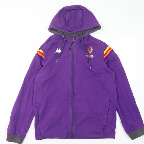 Kappa Men's Purple XL Full Zip Hoodie