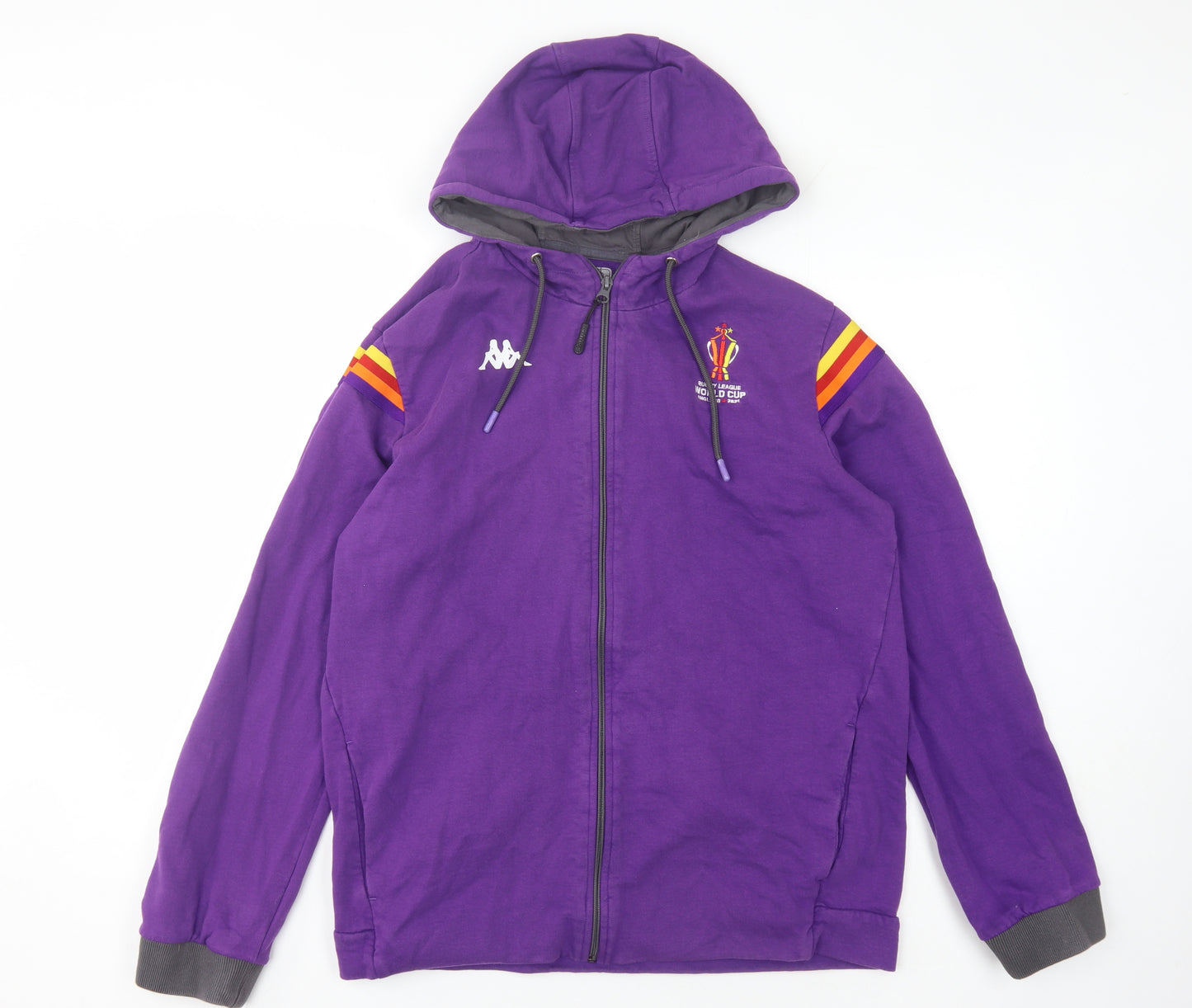 Kappa Men's Purple XL Full Zip Hoodie