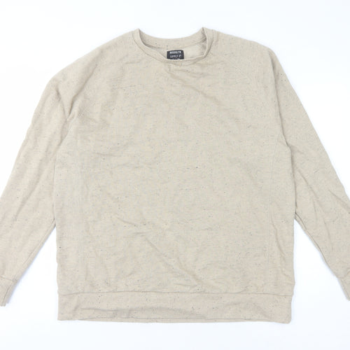 Brooklyn Supply Co. Men's Beige XL Pullover Sweatshirt