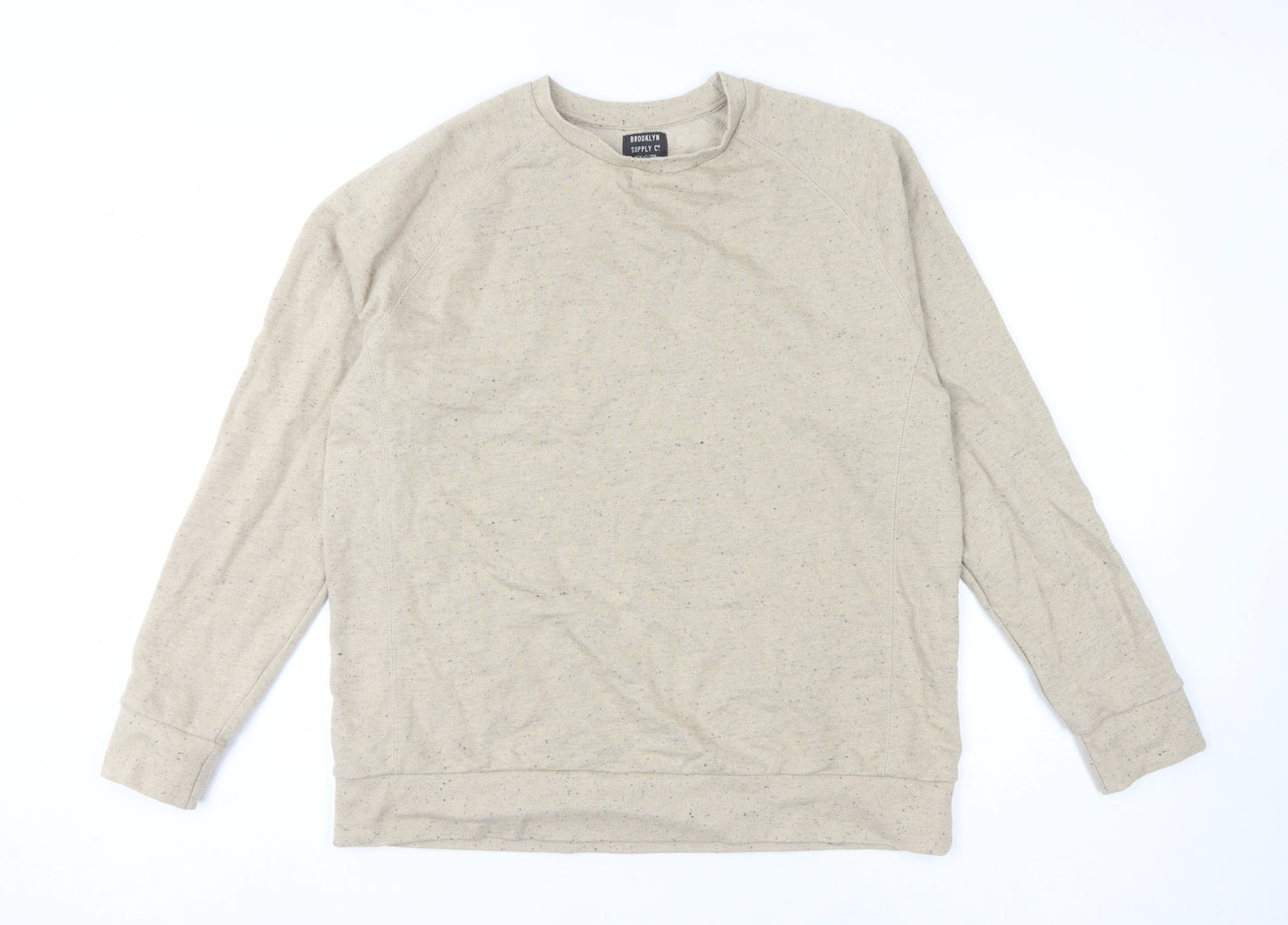 Brooklyn Supply Co. Men's Beige XL Pullover Sweatshirt